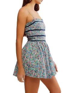 Free People Bali Checked Out Printed Gardenia Combo Online