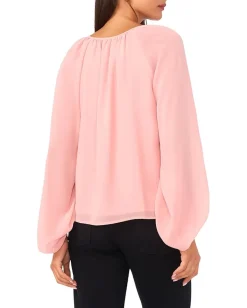 Vince Camuto Ballon Sleeve Blouse Sepia Rose Best