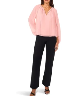 Vince Camuto Ballon Sleeve Blouse Sepia Rose Best