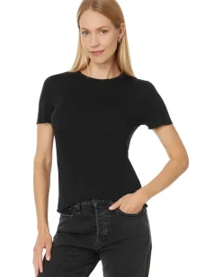 Splendid Bam boo Quarter Sleeve Black New