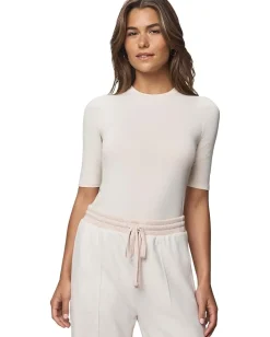 Splendid Bamboo Quarter Sleeve Tee Pale Oak Heather Online