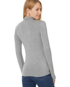 Women Splendid Bamboo Turtleneck Long Sleeve