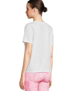 Lilly Pulitzer Barreto Knit Top Multi Pb Ocean Motifs Graphic Clearance