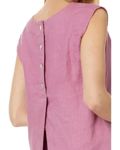 Women Madewell Bateau-Neck Tank in 100% Linen