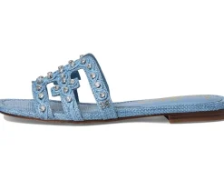 Sam Edelman Bay Jewel Light Denim Blue Jewel Clearance