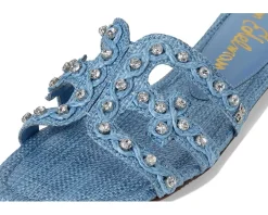 Sam Edelman Bay Jewel Light Denim Blue Jewel Clearance