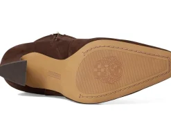 Vince Camuto Bayla High Heel Ankle Bootie Brownie Sale