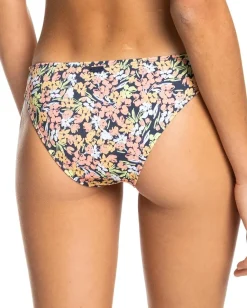 Roxy Beach Classics Moderate Bikini Bottoms Mood Indigo Ditsy Love Online