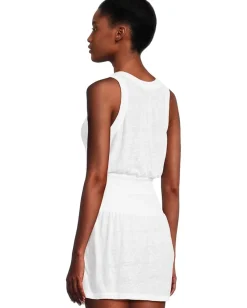 BECCA Beach Date Scoop Neck Dress White