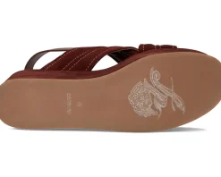 Free People Beach Party Platform Cathay Spice Suede Sale