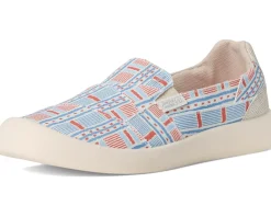 Blowfish Malibu Beachfront Slip On Shoes Red Americana Stripe Fabric New