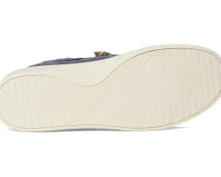 Blowfish Malibu Beachside Slip On Shoes Navy Twill Fabric Clearance