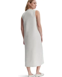 Varley Beatrice Midi Dress Ivory Marl Hot