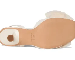 Kate Spade New York Beau Mesh Heeled Sandals Cream Outlet