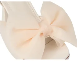 Kate Spade New York Beau Mesh Heeled Sandals Cream Outlet