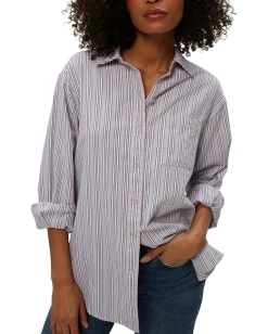 Women Michael Stars Beau Oversized Button Down