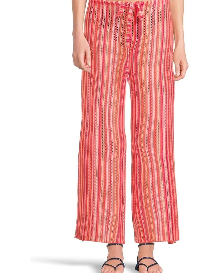 BECCA 's Seaside Crochet Split Leg Pant Coral Reef Outlet