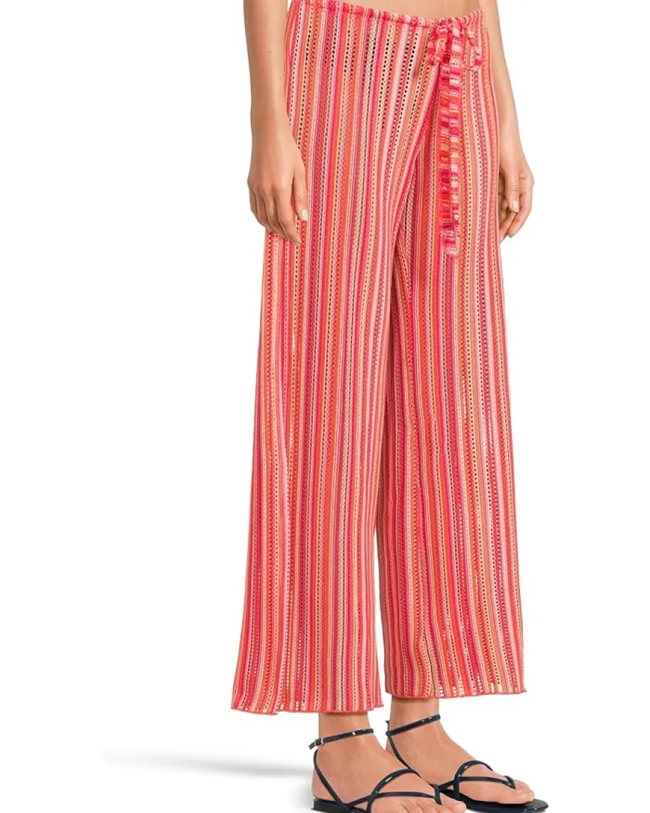BECCA 's Seaside Crochet Split Leg Pant Coral Reef Outlet