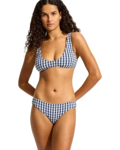 Seafolly Bella Multi Fit Longline Top Ultramarin New