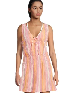 BECCA Bella Plunge Dress Cover-Up Multi Online