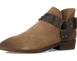 Free People Belle Harness Boots Fawn Suede Clearance