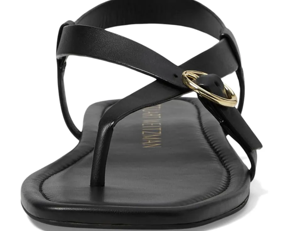 Stuart Weitzman Benni Sandal Black