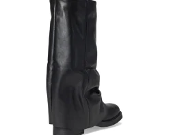 Steve Madden Benton Black Leather Best