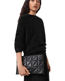Women AllSaints Bettina Quilt Clutch
