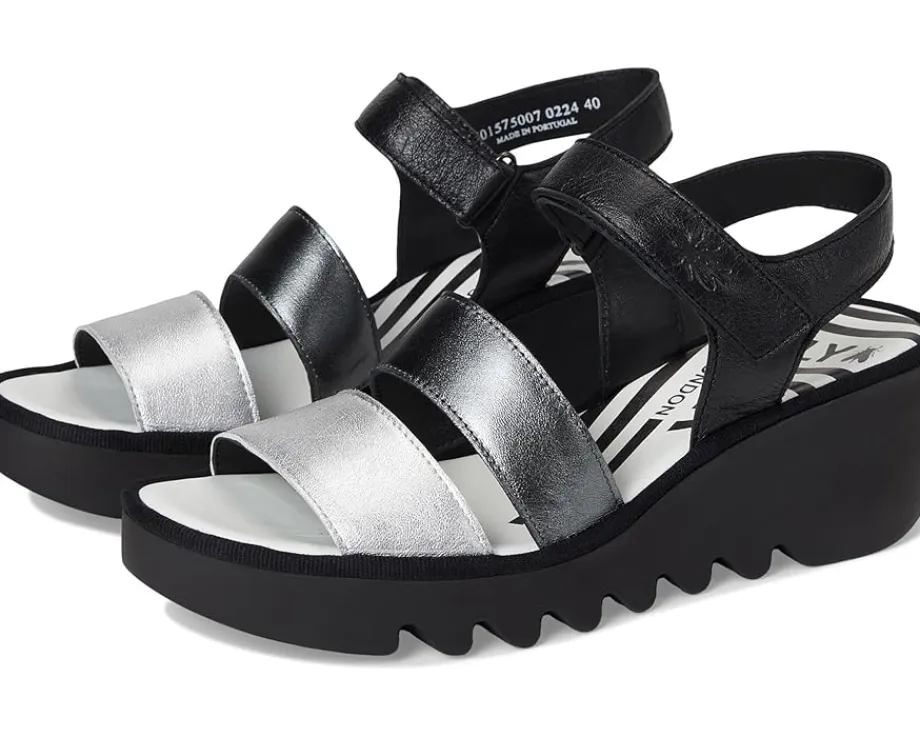 FLY LONDON BEXY575FLY Silver/Graph/Black Sale