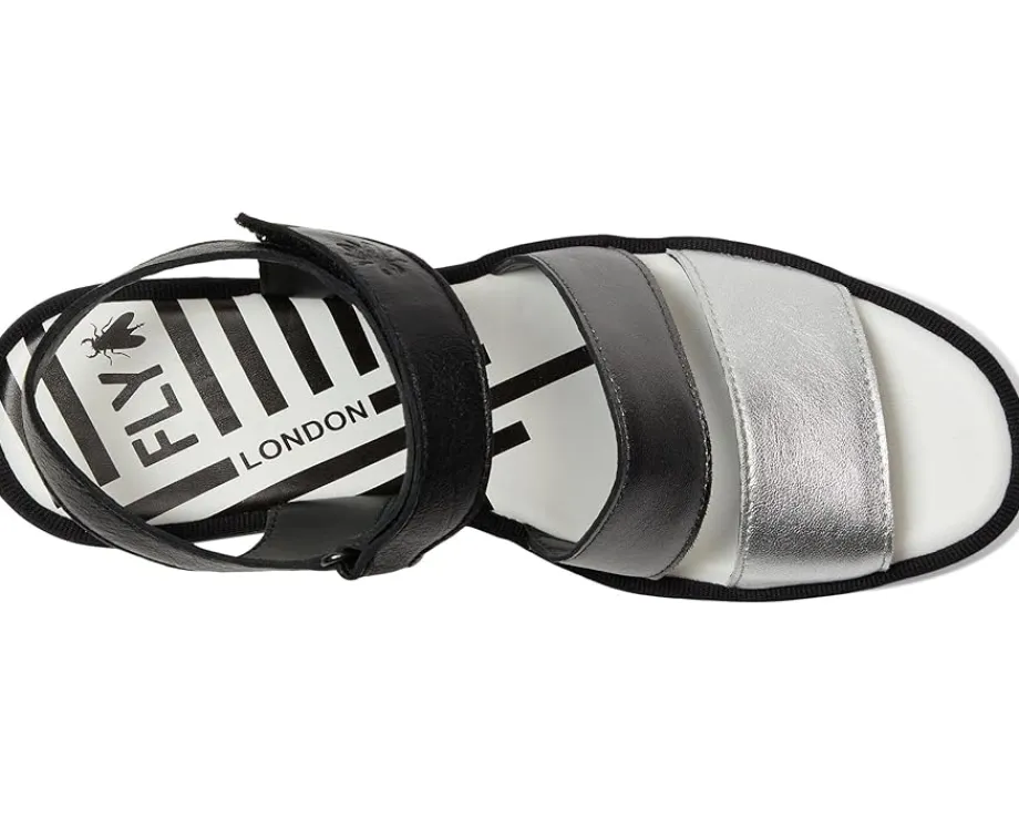 FLY LONDON BEXY575FLY Silver/Graph/Black Sale