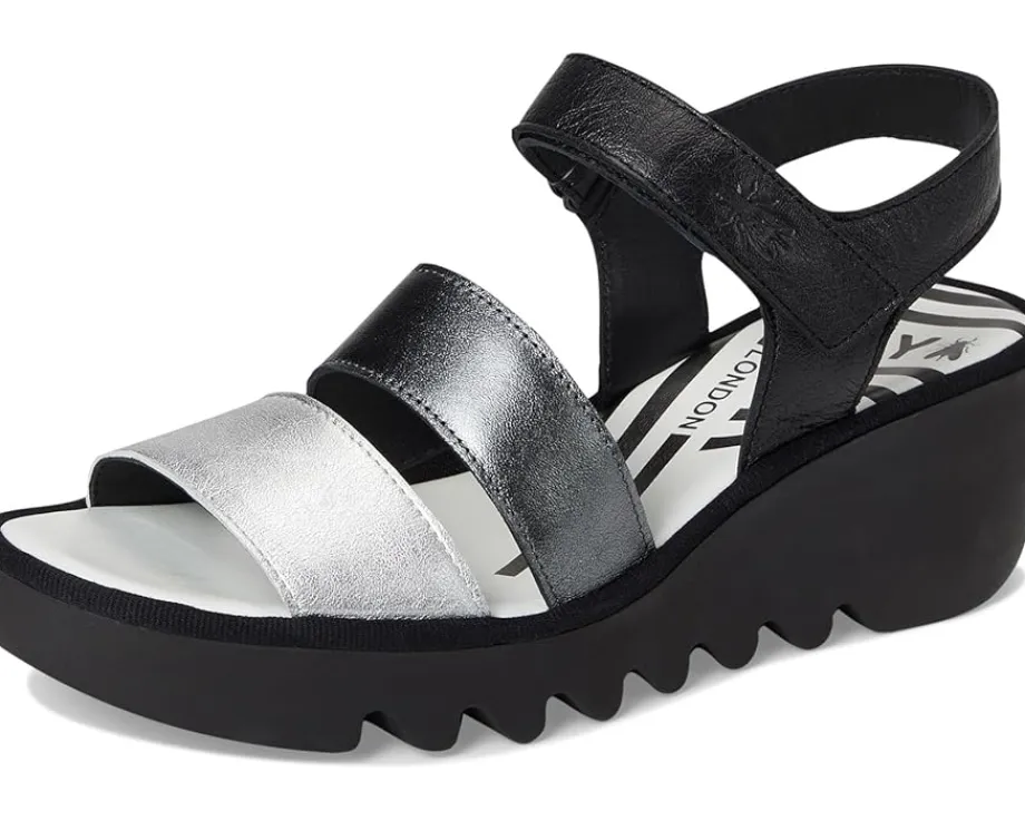 FLY LONDON BEXY575FLY Silver/Graph/Black Sale