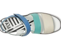FLY LONDON BEXY575FLY Offwhite/Mint/Blue