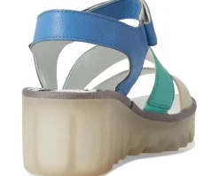 FLY LONDON BEXY575FLY Offwhite/Mint/Blue