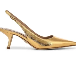 Sam Edelman Bianka Sling Medallion Gold New