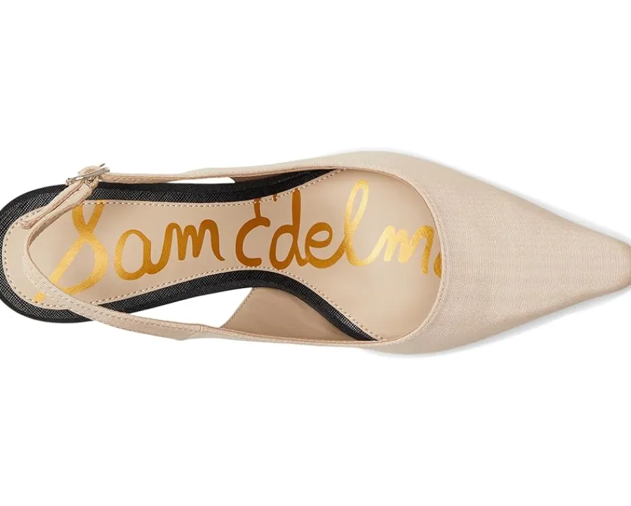 Sam Edelman Bianka Sling Slingback Shoes Honey Sand New