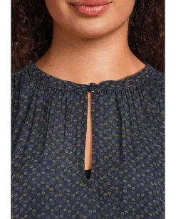 Paige Bibiana Blouse Navy Multi Clearance