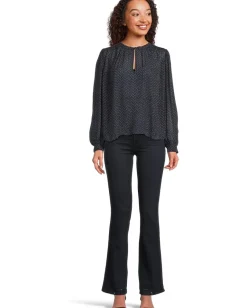 Paige Bibiana Blouse Navy Multi Clearance