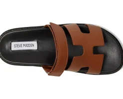 Steve Madden Bigmayven Cognac Leather New