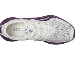 ECCO Sport Biom Infinite Textile Knit Fashion Sneaker Bright White/Imperial Purple New