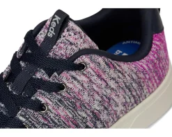 Keds Bliss Walk Lace-Up Navy/Fuchsia Engineered Knit Clearance
