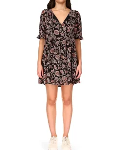 Sanctuary Bloom Georgette Dress Dusk Floral Best