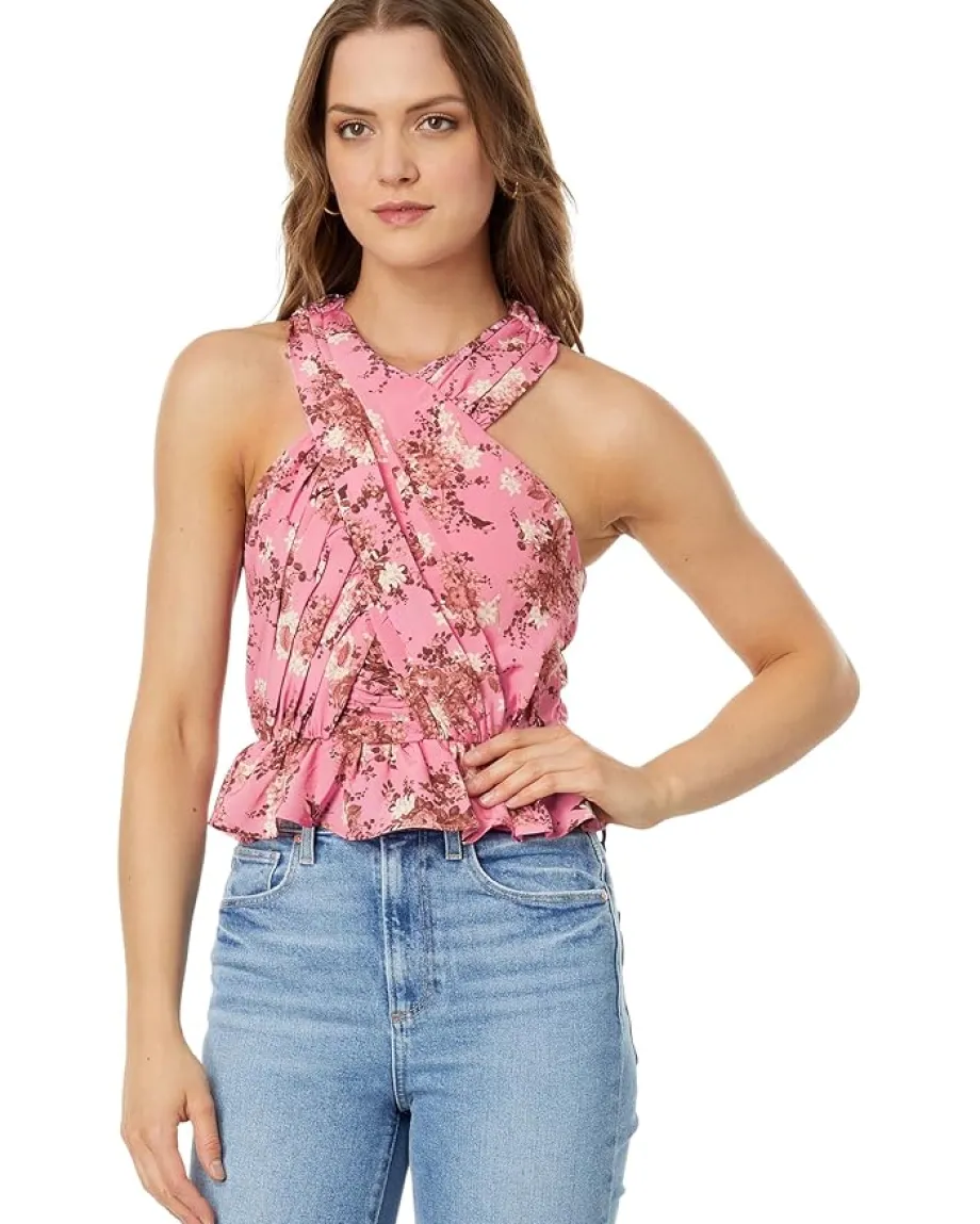 Women line and dot Bloom Top