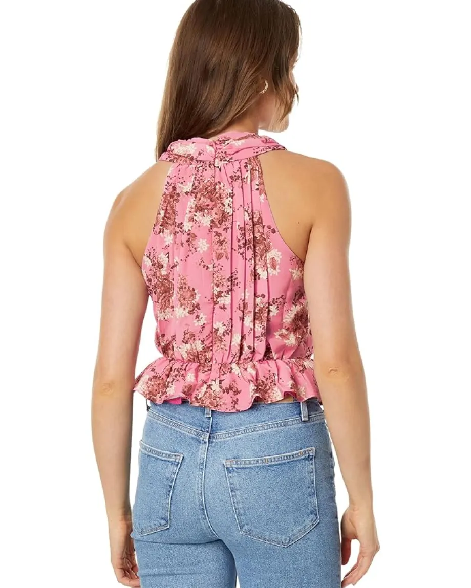 Women line and dot Bloom Top