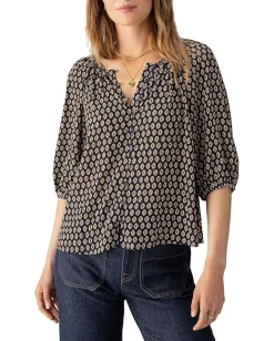 Sanctuary Blouson Soft Blouse Windchime Sale