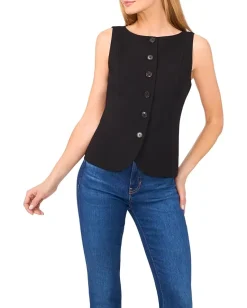 Women CeCe Boat Neck Waistcoat Top