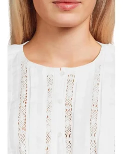 Madewell Bobbi Top - Cotton Viscose Voile Festival Red Best