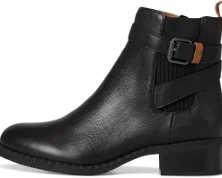 Gentle Souls by Kenneth Cole Bolton Black Leather Hot