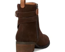 Gentle Souls by Kenneth Cole Bolton Chocolate Suede Outlet
