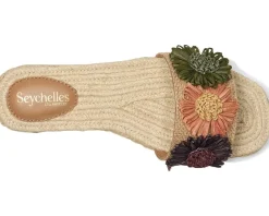 Women Seychelles Botanical Gardens Flowers Slide Sandal