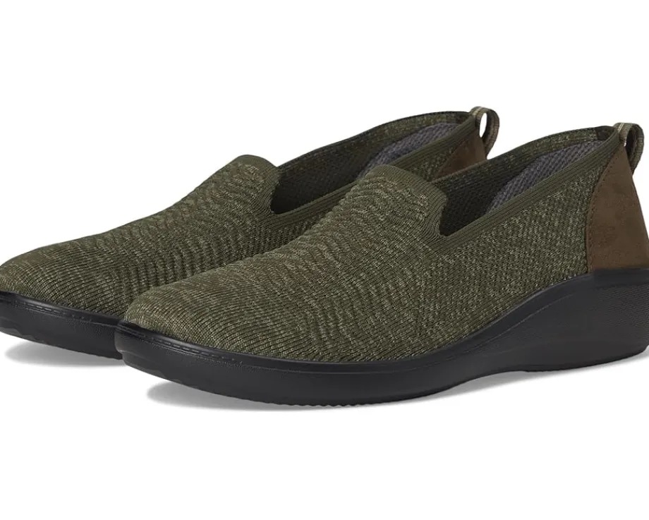 LifeStride Boulevard Slip-On Shoes Army Green/Burnt Olive Hot